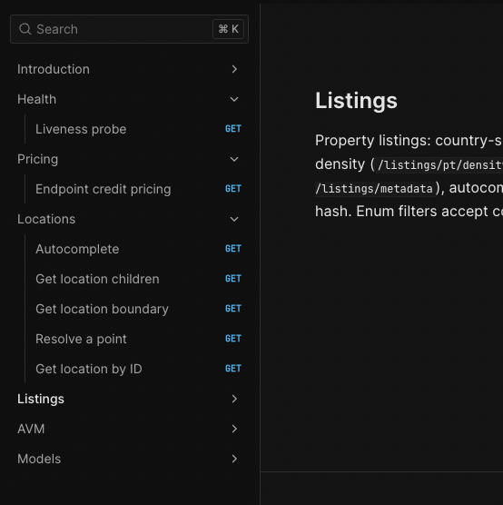 Explore and try endpoints in interactive docs