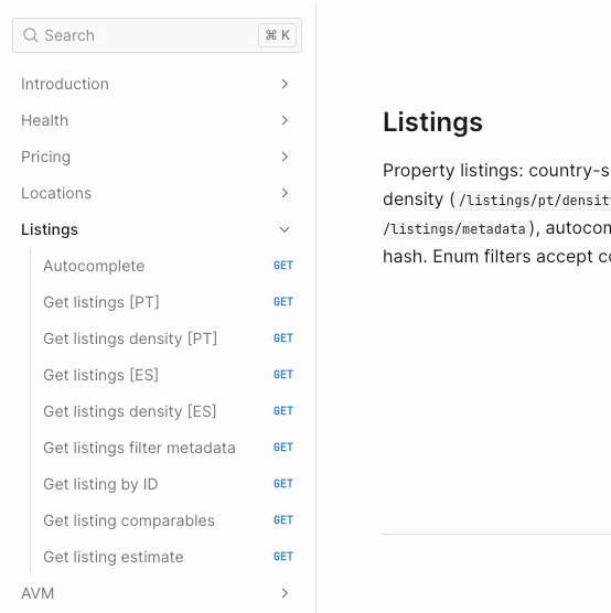 Explore and try endpoints in interactive docs